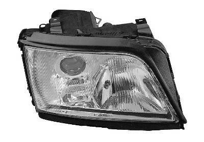 koplamp, H1+H1, links Audi A6, 1994-1997