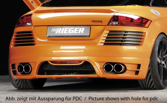 Achterbumper Audi TT 09.06- Rieger