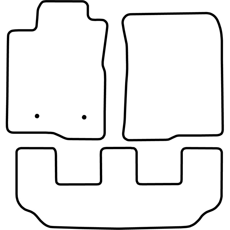 Automatten Velours  Toyota Corolla Verso 2004-2006