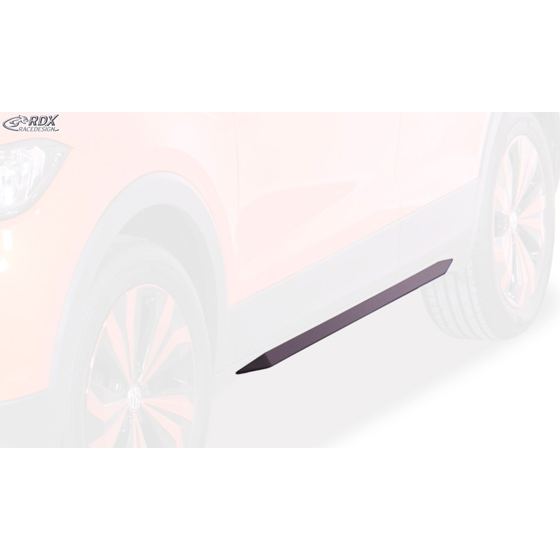 Sideskirts 'Slim'  Volkswagen T-Cross 2019- (ABS zwart glanzend)