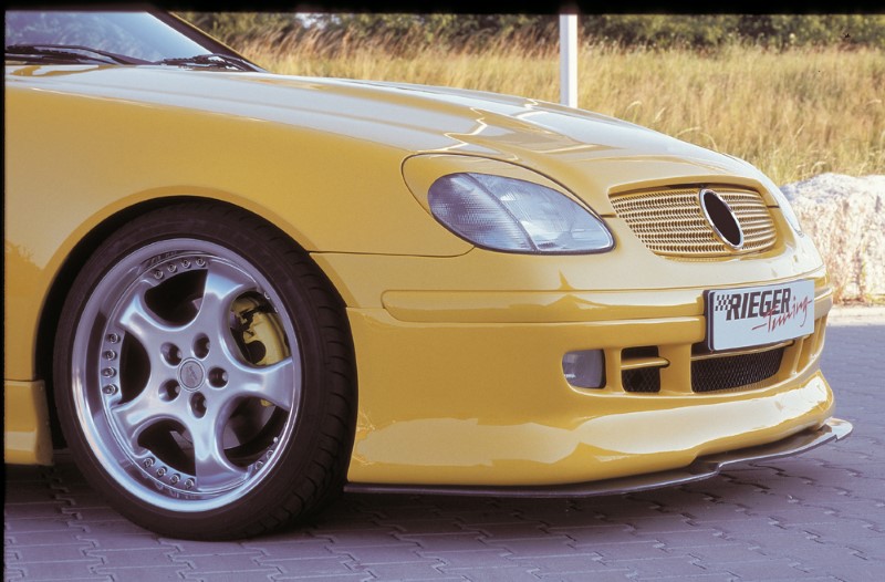 Spoilerzwaard met echt carbon voor Voorspoilerlip Mercedes SLK t