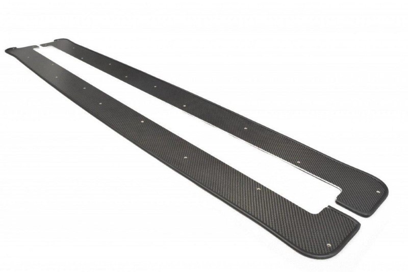 Zijskirts Diffusers Ford Mustang GT Mk6 Racing Glanzend Zwart