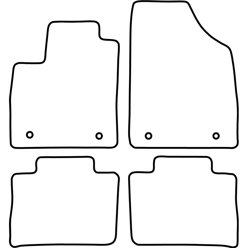 Automatten Velours  MG (E)HS (SUV) 2019-