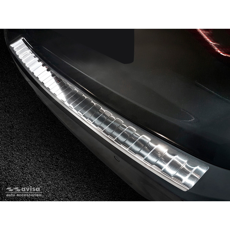 RVS Achterbumperprotector  BMW 3-Serie G21 Touring M-Pakket 2018-2022 excl. Sportline 'Ribs'
