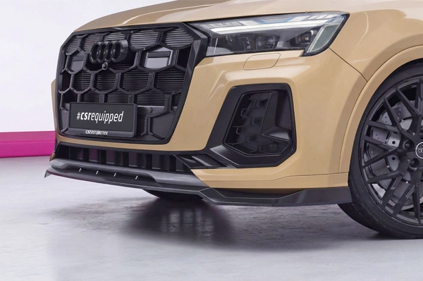 Voorspoiler Bekerspoilerlip Audi Q7 S-Line / SQ7 4M - Glans Zwart