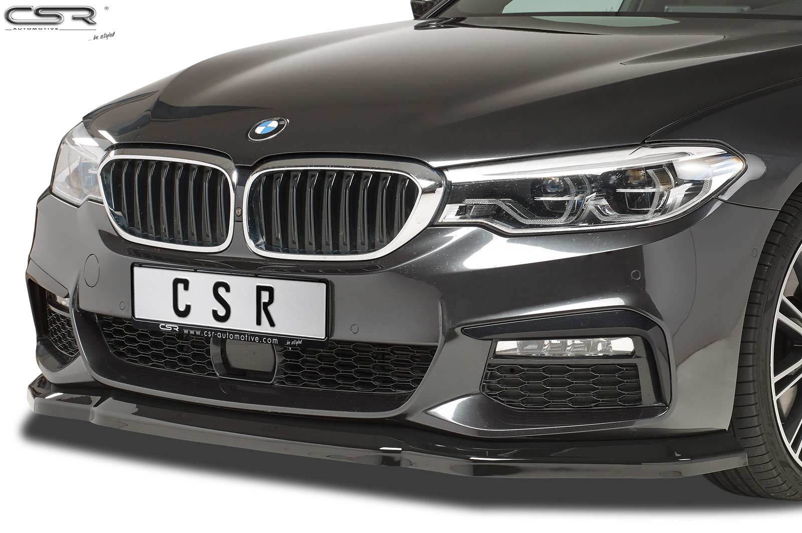 Voorspoiler BMW 5-Serie G30/G31  Glans Zwart