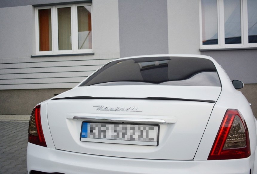 Spoiler cap Maserati Quattroporte MK5 Maxton Design Glans zwart