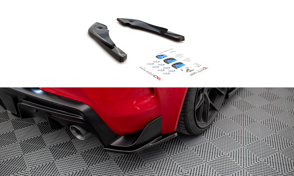 Zijdiffusers V.3 Toyota Supra MK5 Maxton Glans Zwart