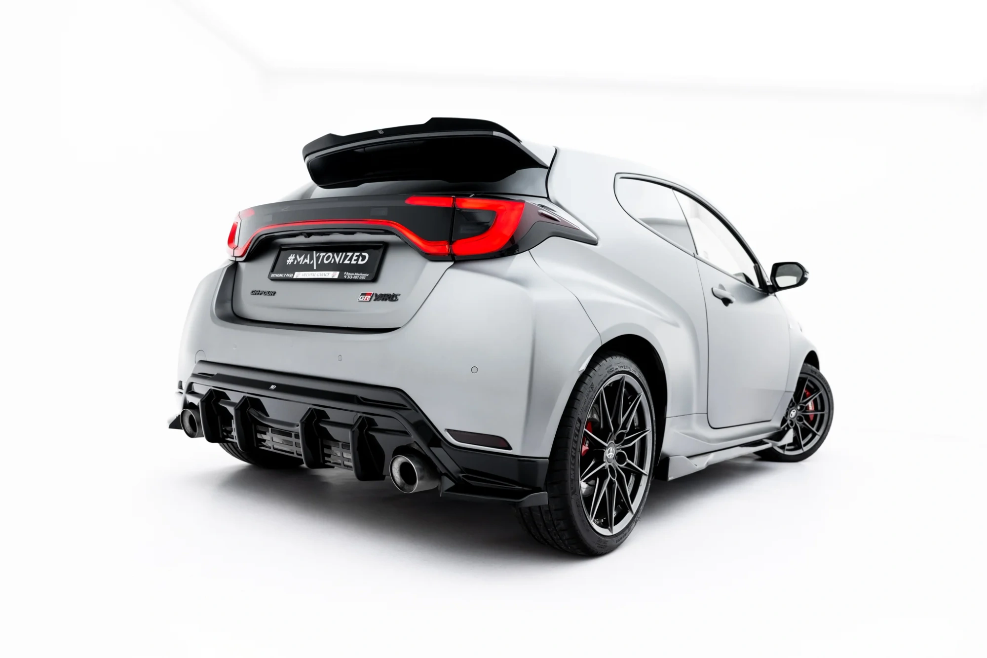 Diffuser V.3 Toyota GR Yaris Mk4 Facelift – Maxton Rear Side Splitters