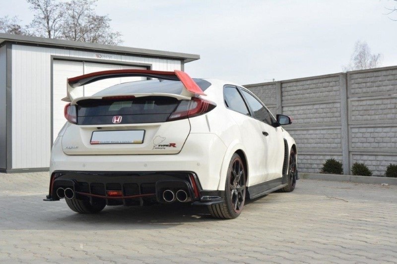 Achter Aanzet Honda Civic IX Type R Glanzend Zwart