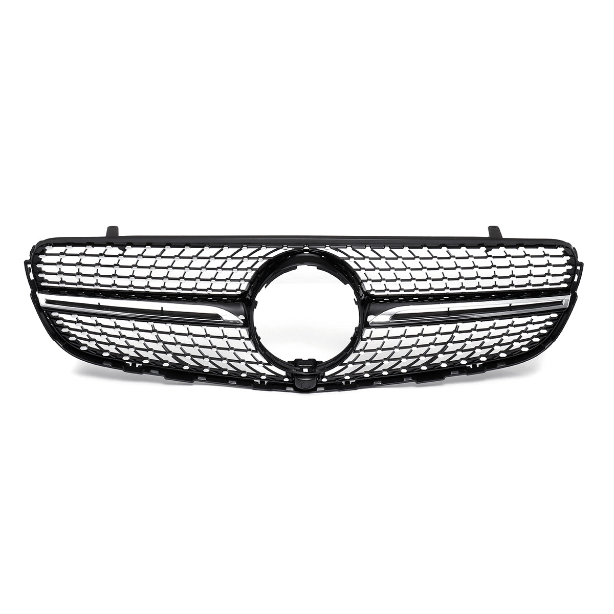 Grill Mercedes GLC X253 C253 (2015-2018) Diamond Chroom Zwart