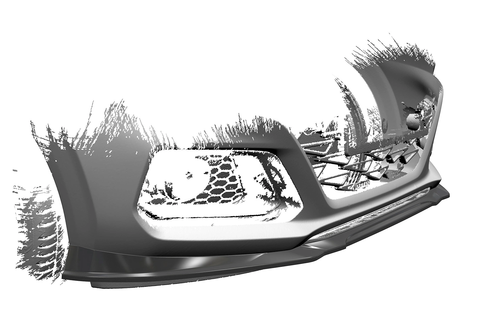 Voorspoiler Hyundai i10 (3. Gen) N-Line Glans Zwart – CSR Automotive