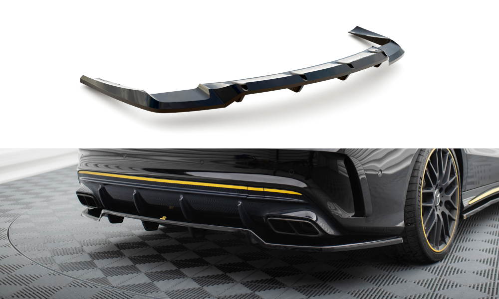 Diffuser Mercedes-AMG CLA 45 C117 FL Maxton Glans Zwart