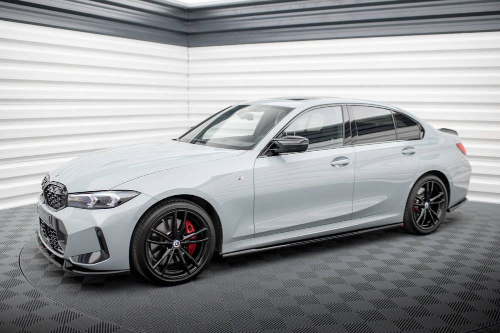 Zijskirts BMW M Pakket & M340i G20 / G21 FL Maxton Glans Zwart