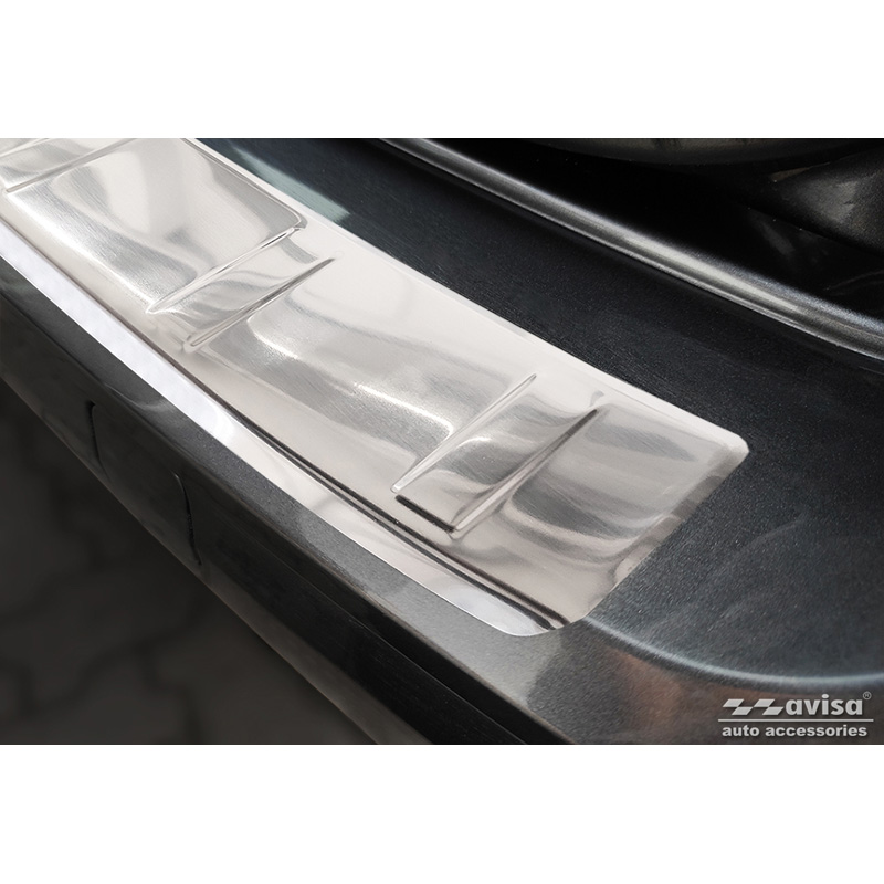 RVS Achterbumperprotector  Volkswagen Caddy V 2020- 'Ribs'