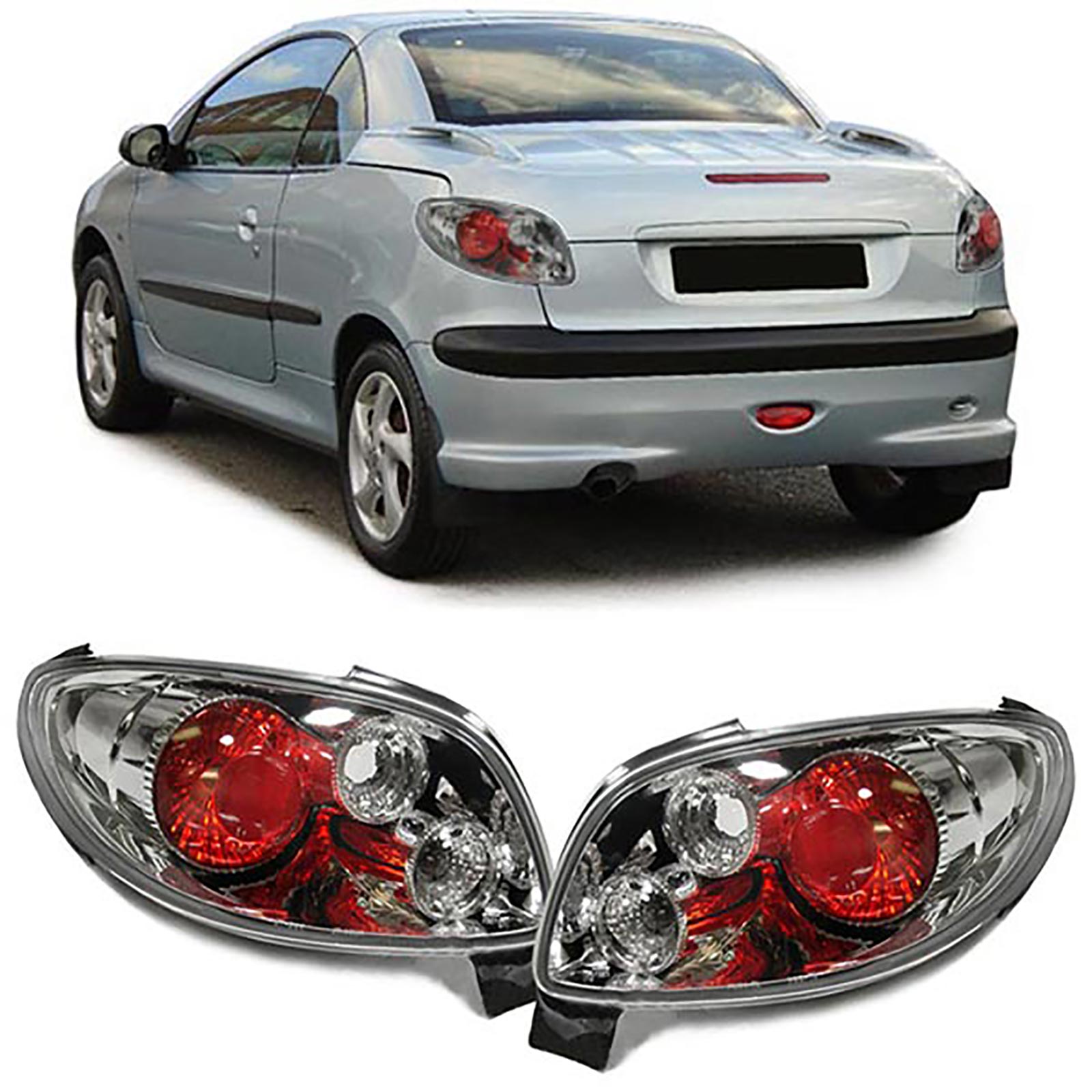 Luces traseras Peugeot 206 cc Lexus look