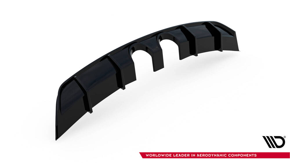 Diffuser Volkswagen Scirocco Maxton Glans Zwart R32 Look
