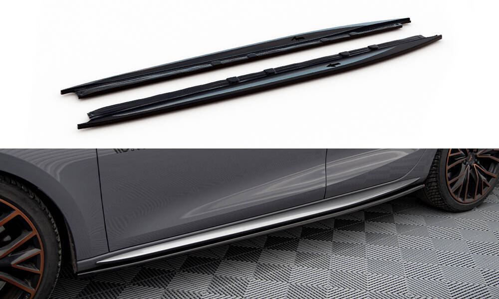Zijskirts Cupra Leon Aero Pack Maxton Glans Zwart
