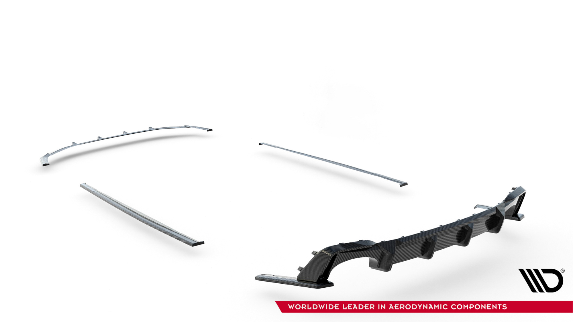 Bodykit Carbon Fiber Splitters Audi RS7 C8 (2019–2023)