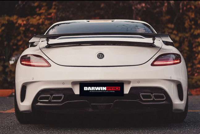 Mercedes Benz W197 SLS AMG BKSS Style Carbon Fiber Spoiler 2010-2015