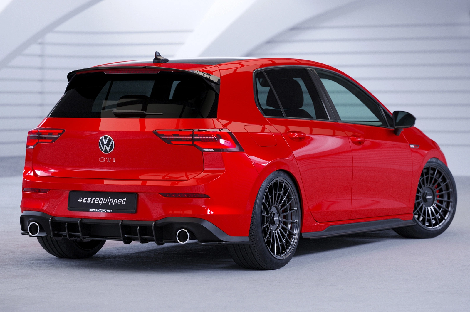 Achterspoiler VW Golf 8 GTI, GTD, R (2020–) Glans Zwart – CSR Automotive