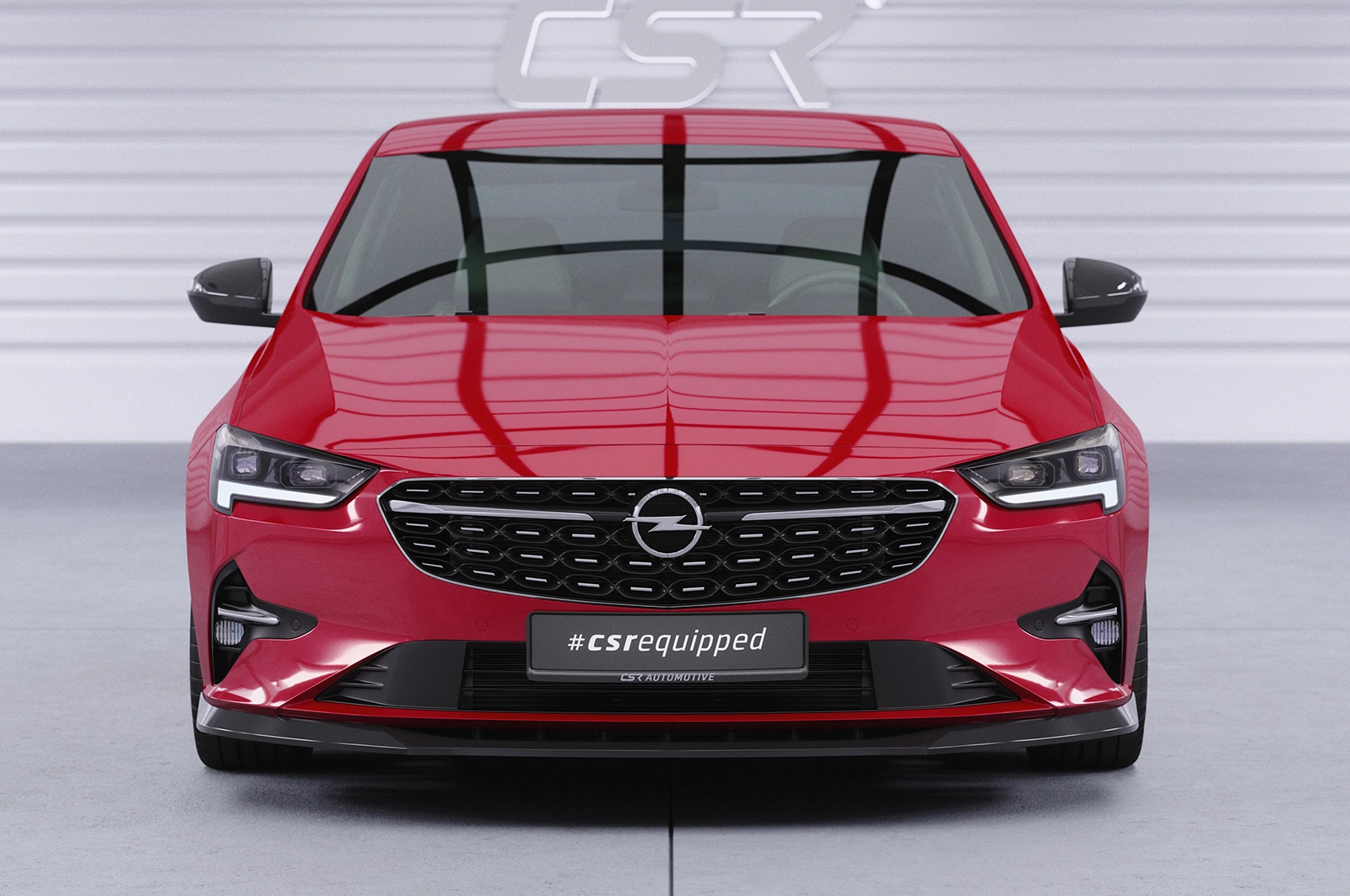 Voorspoiler Opel Insignia B glans zwart
