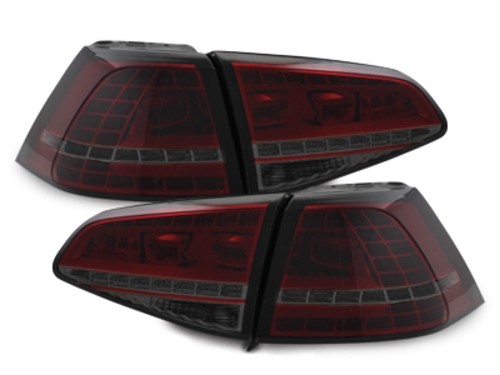 Taillights VW Golf VII LED 12- red/Smoke