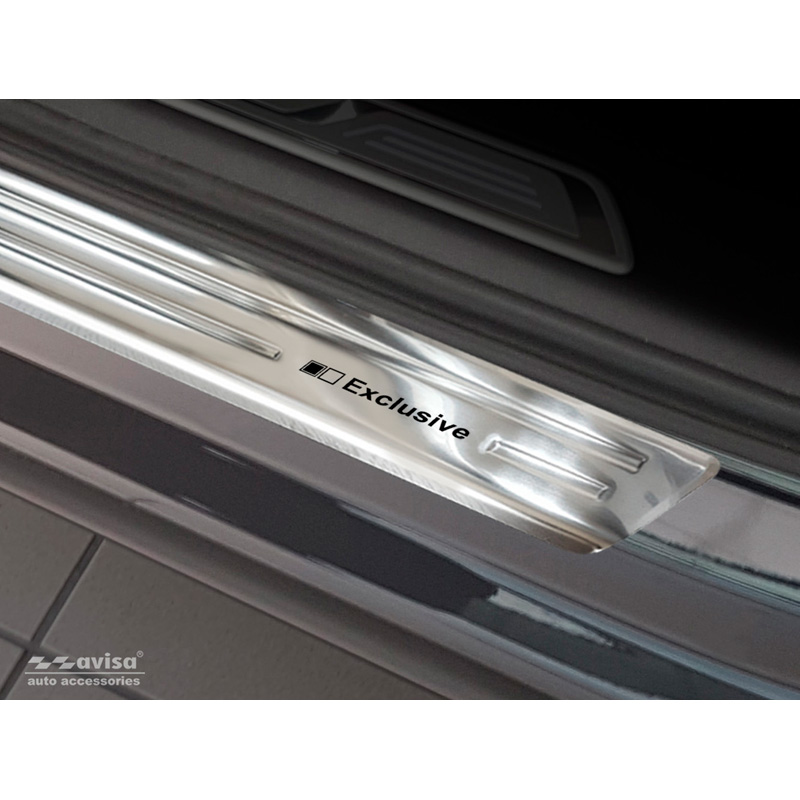 RVS Instaplijsten  Volkswagen Touareg (CR7) 2018- Incl. Facelift - 'Exclusive' - 4-delig