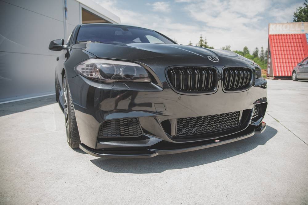 Voorspoiler BMW 5 F10/F11 MPACK V.4 Glanzend Zwart