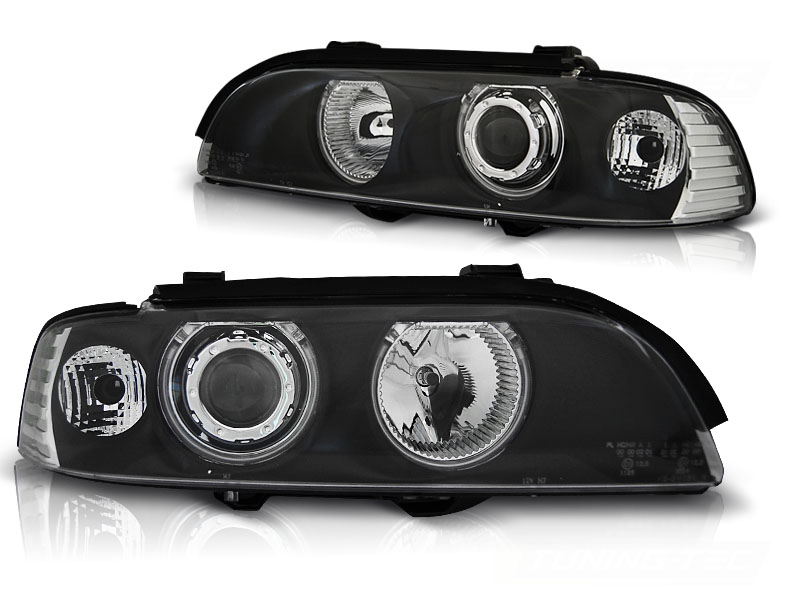Headlights set BMW E39 95-00 Xenon black