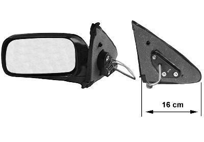 spiegel, 4/5 drs, elektr verstelb, links Nissan Almera, 1995-200