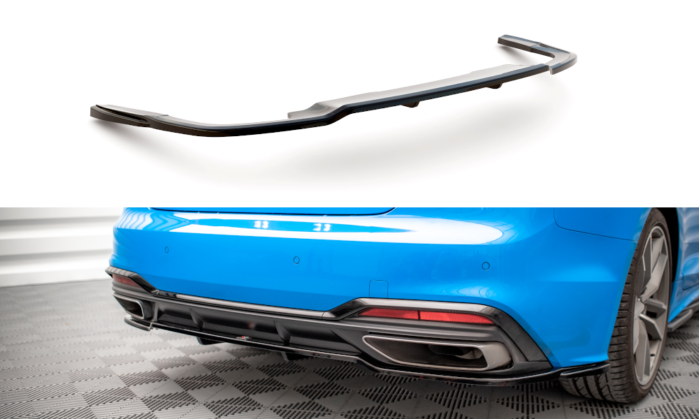 Diffuser Audi A5 5F FL S-Line Maxton Glans Zwart