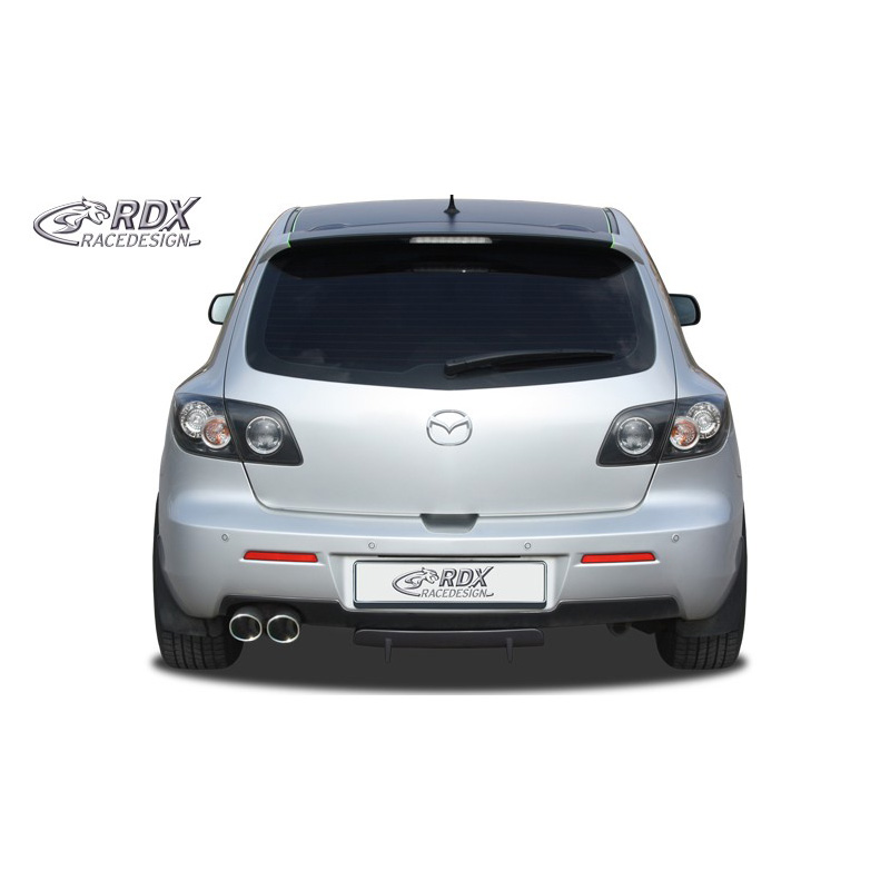 Achterskirt 'Diffusor U-Diff'  Mazda 3 (BK) FL 2006-2009 (PU)