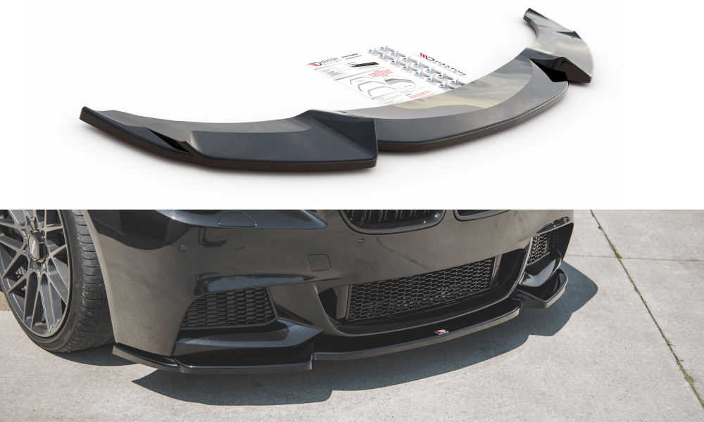 Voorspoiler BMW 5 F10/F11 MPACK V.3 Glanzend Zwart