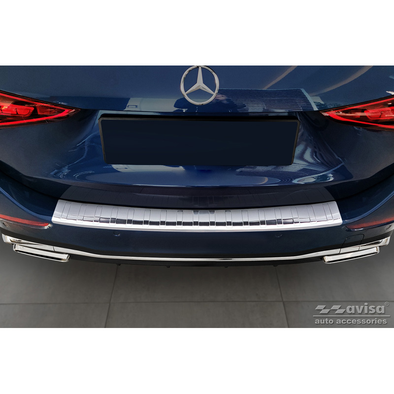 RVS Achterbumperprotector  Mercedes C-Klasse AMG Estate (S206) 2021- 'Ribs'