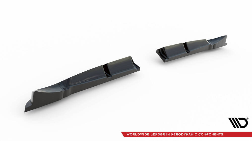 Achterdiffuser Splitter Brabus Smart Fortwo C451 Facelift
