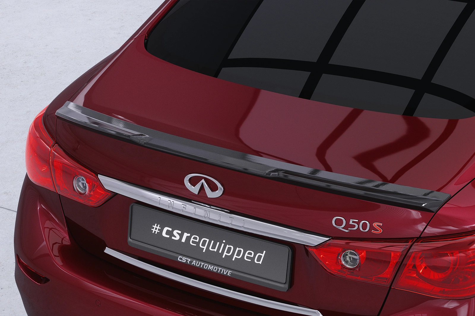 Achterspoiler Infiniti Q50 glans zwart