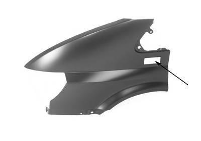 spatbord, Pick-Up, rechts Ford Transit, 2000-2006