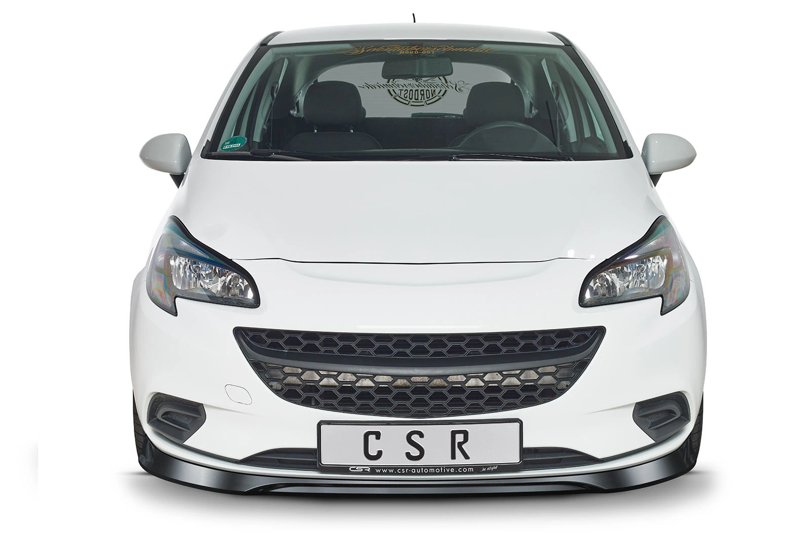 Voorspoiler Opel Corsa E Glans Zwart – CSR Automotive