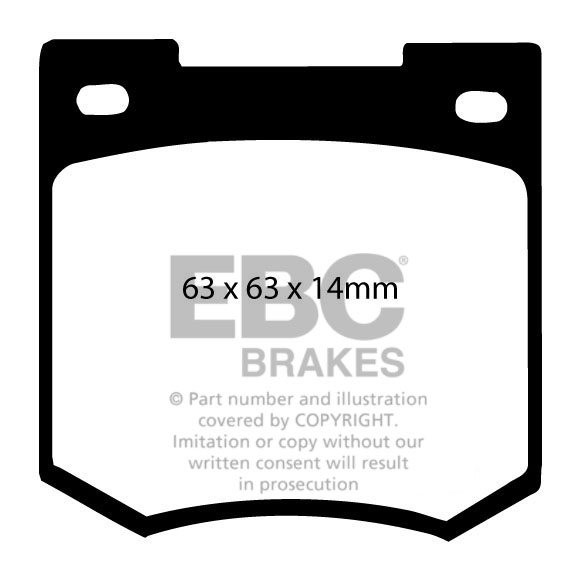 EBC Brakes TRIUMPH 1500 1.5 TC 72-73 Remblokken voorzijde