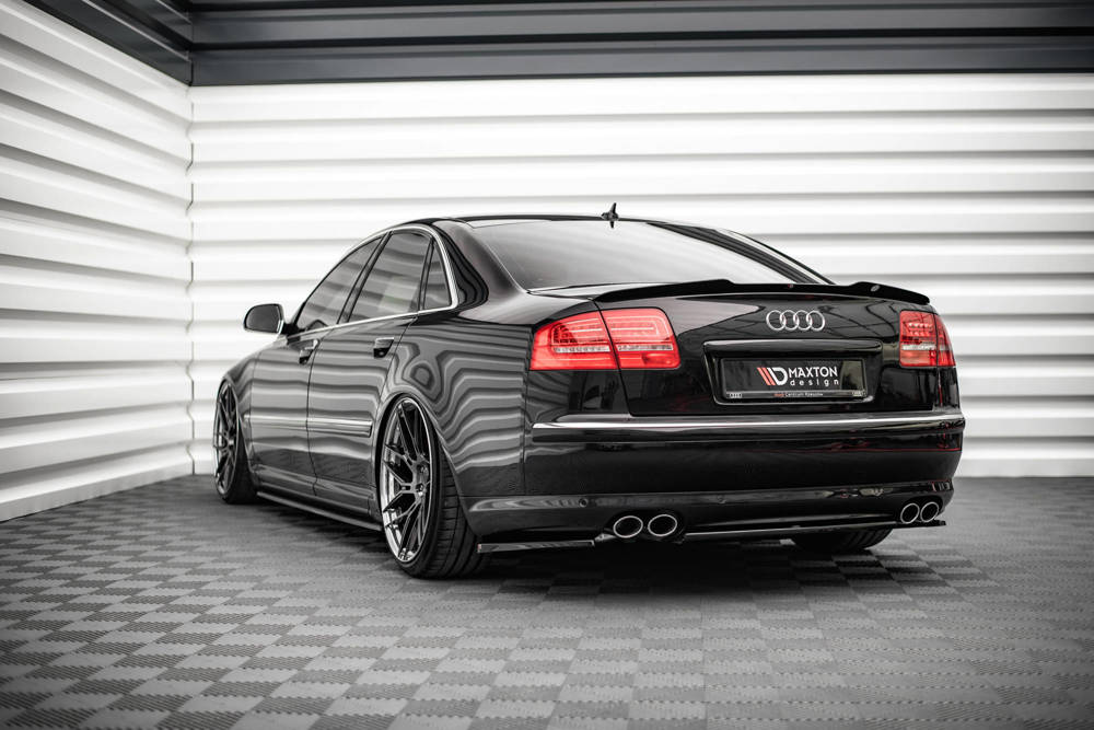 Spoiler Audi A8 / S8 D3 Maxton Glans Zwart
