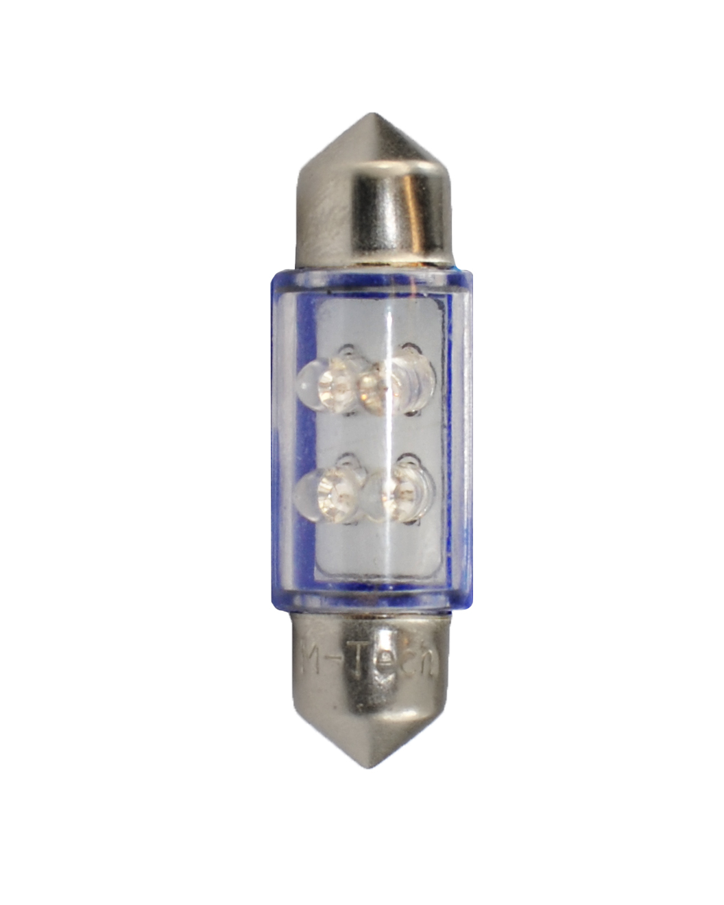 M-tech L043 36mm C5W/s8.5V 12v/24v 4x 3mm LED Blauw