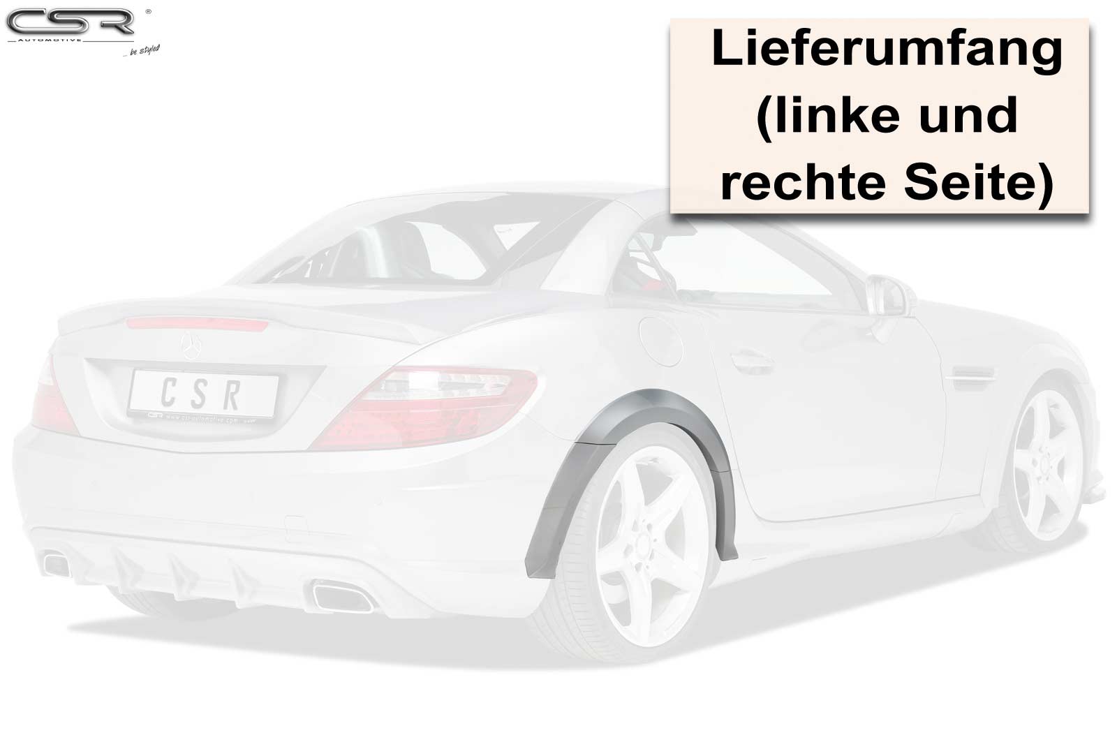 Achterspatbordverlenging Mercedes-Benz SLK / SLC R172