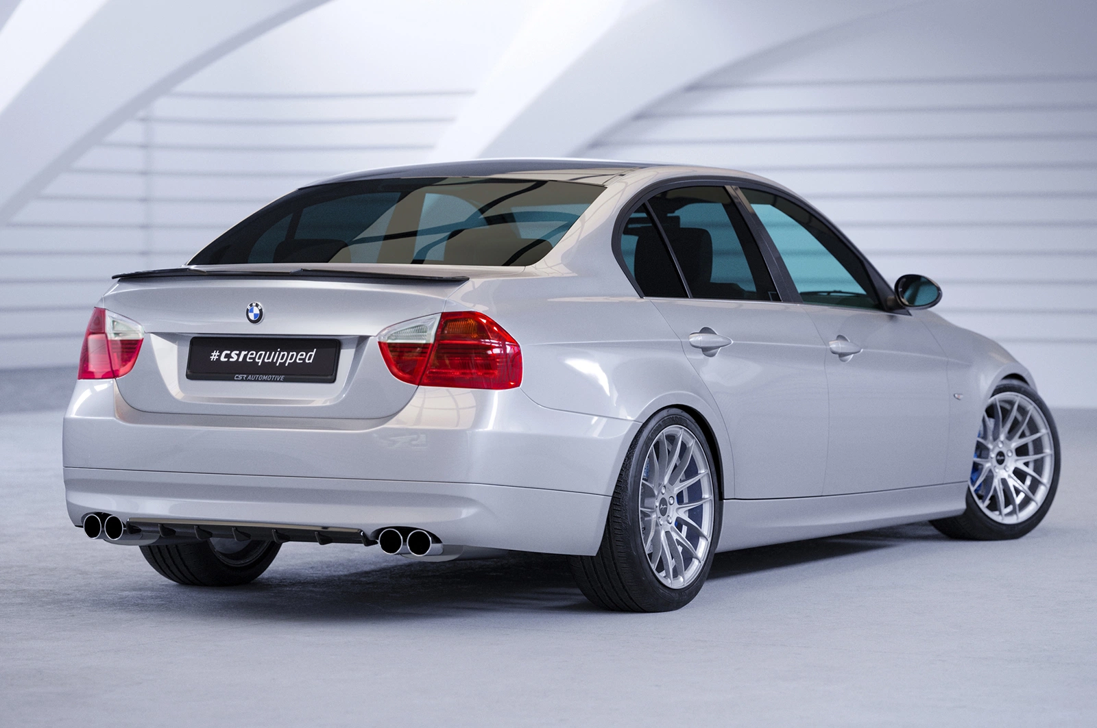 Achterspoiler BMW 3er E90 Limousine Glans Zwart van CSR Automotive (01/2005-10/2011)