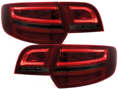 Taillights Audi A3 8P Sportback 04-08 red/Smoke