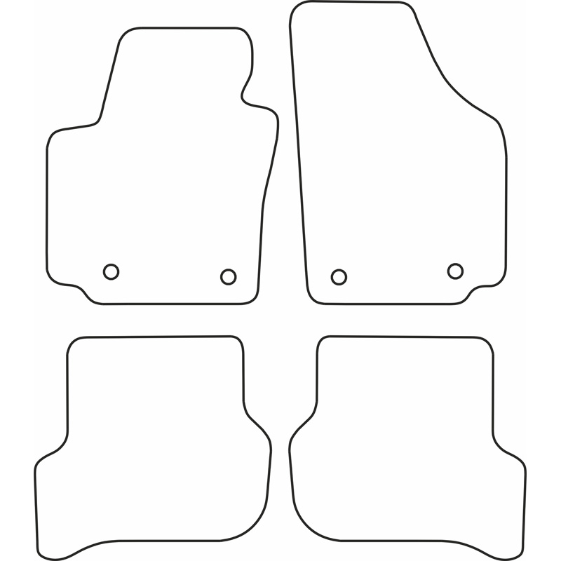 Automatten Seat Altea 04-08
