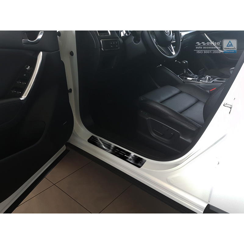 Zwart RVS Instaplijsten Mazda CX-5 2012-2017 4-delig