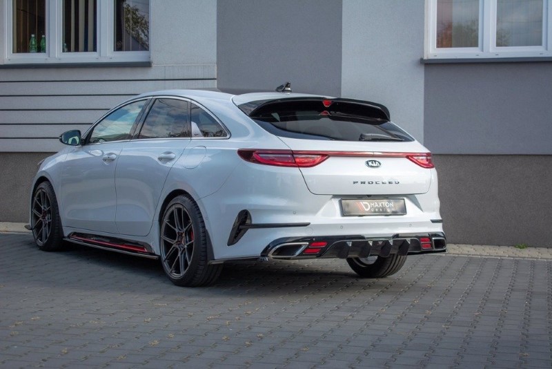 Achter Aanzet Kia ProCeed GT Mk 3 Glanzend Zwart
