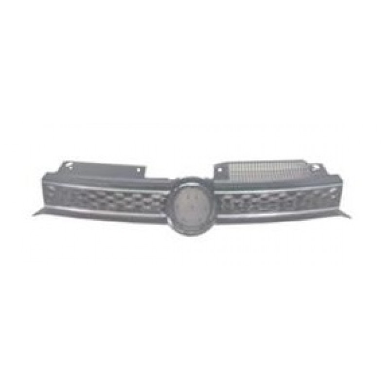 grille, GTD, chroom/zwart VW Golf VI GTI, 2009 -