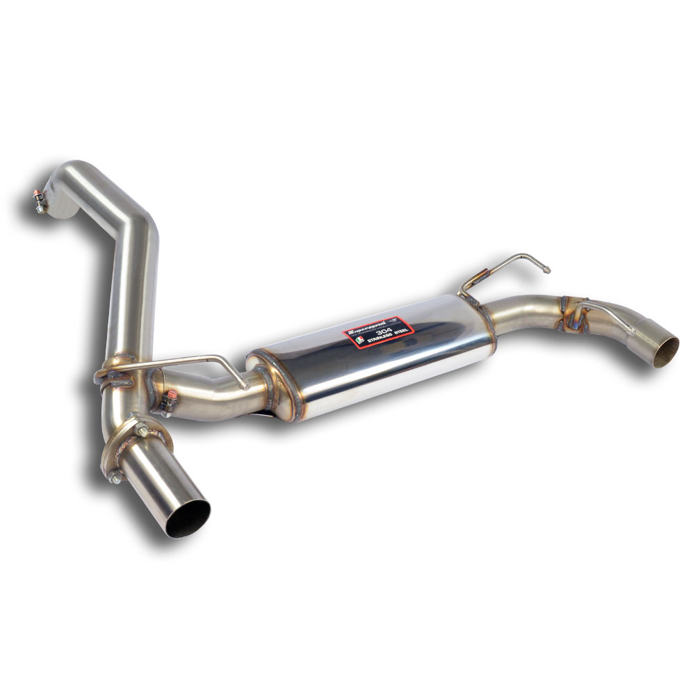 595 ABARTH 1.4T "Trofeo Edition" (140 Hp) (Ø65 with valve) 2015 Rear exhaust right - left